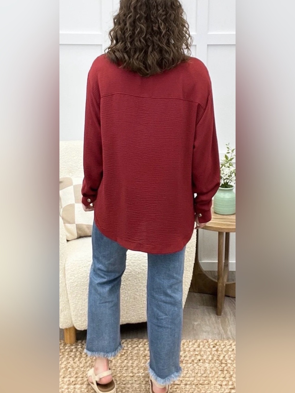 NWOT Andree by Unit ‘It’s Just A Dream’ Button Down Top 1XL - Picture 2 of 11